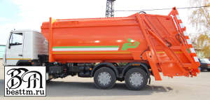 Мусоровоз с задней загрузкой МКЗ-33001 (новое названиеМК-3442) с портальным погрузчиком Мусоровоз с задней загрузкой МКЗ-33001 (новое названиеМК-3442) с портальным погрузчиком